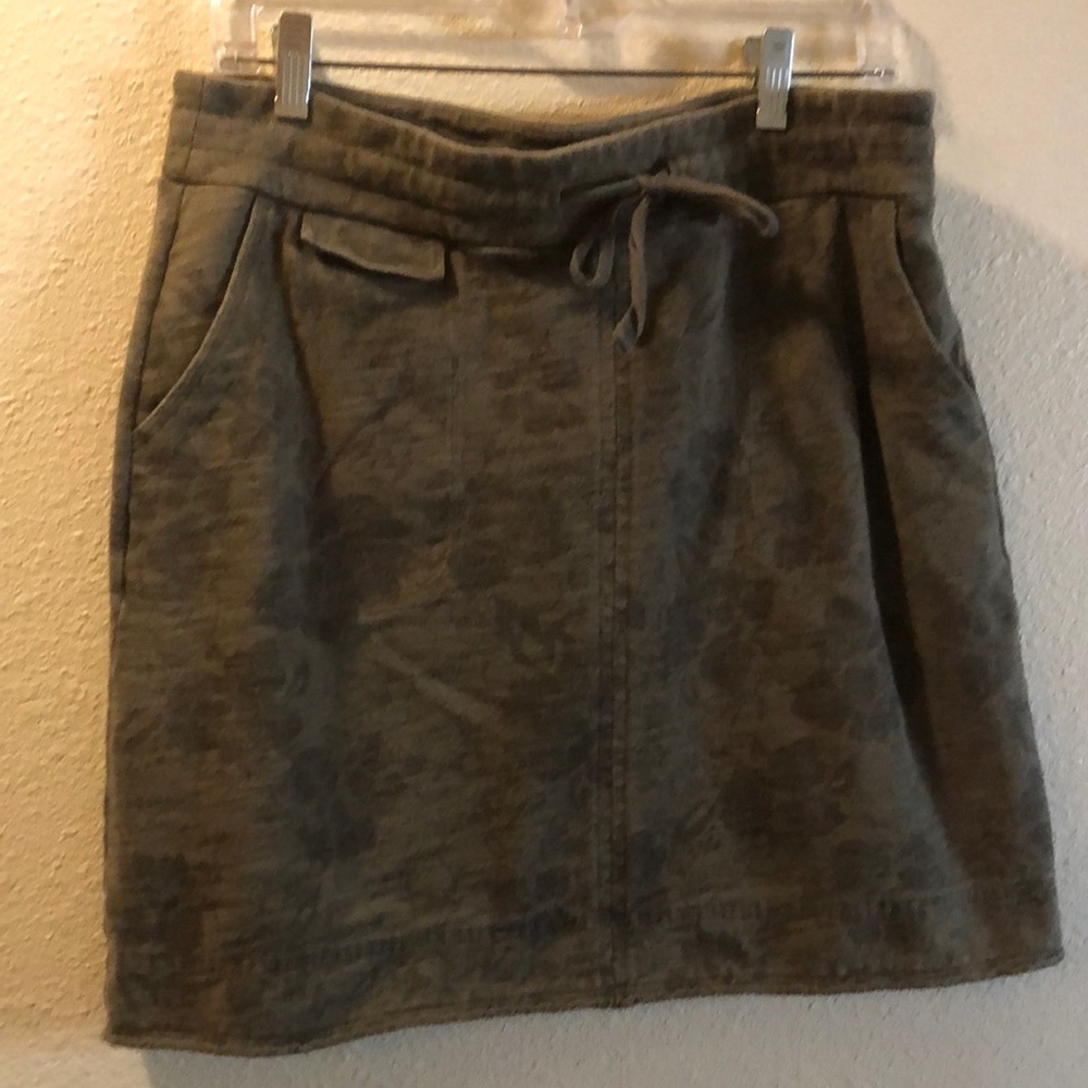 Cotton knit skirt